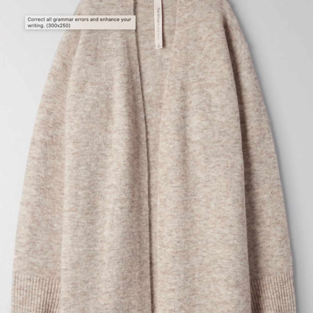 Loose Cardigan with dropped shoulders